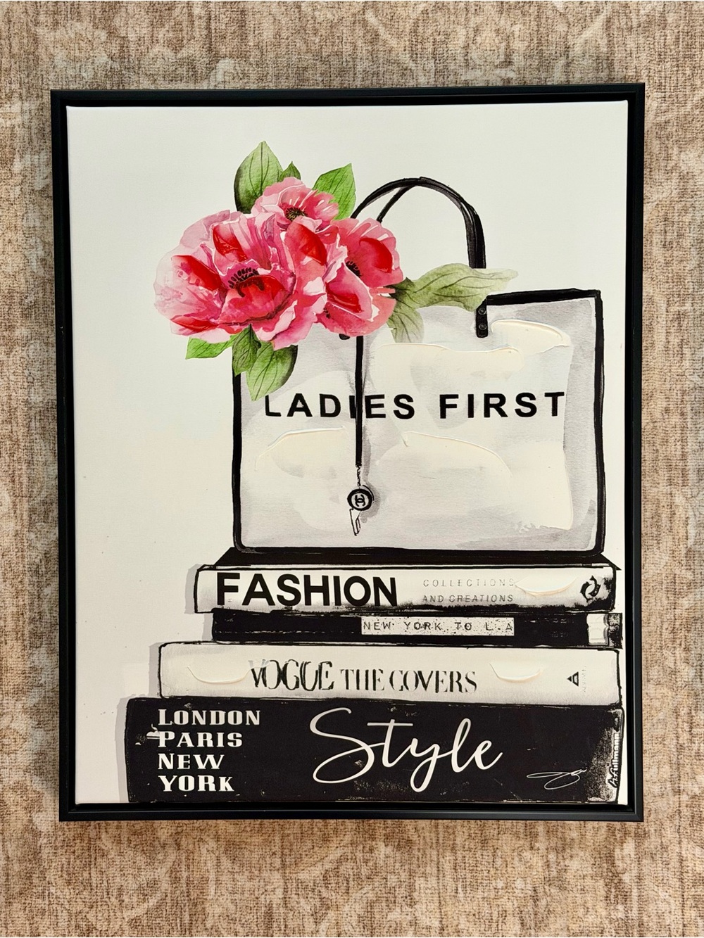 Set of THREE chic fashion canvas wall art prints 💕 - Picture 3 of 10